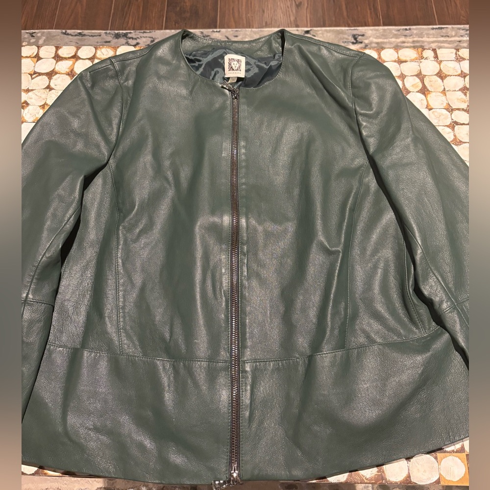 Anne Klein Leather Jacket